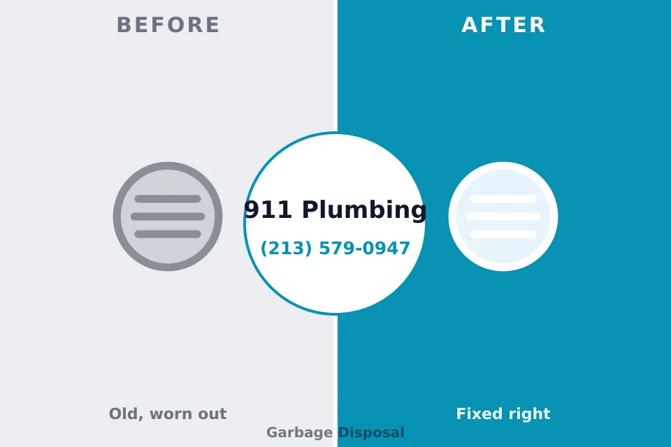 Before and after: plumbing repair Glandorf, OH
